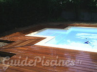 piscine avec terrasse en bois