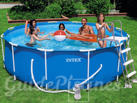 Piscine hors-sol tubulaire Intex chez Raviday piscine