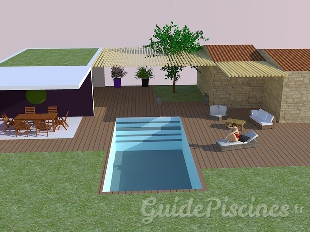 Modélisation du projet de construction de la piscine